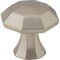 Jeffrey Alexander 1-1/4" Overall Length Satin Nickel Octagonal Wheeler Cabinet Knob 678SN - alternate 1